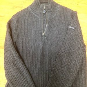 Mens ribbed sweater worn once